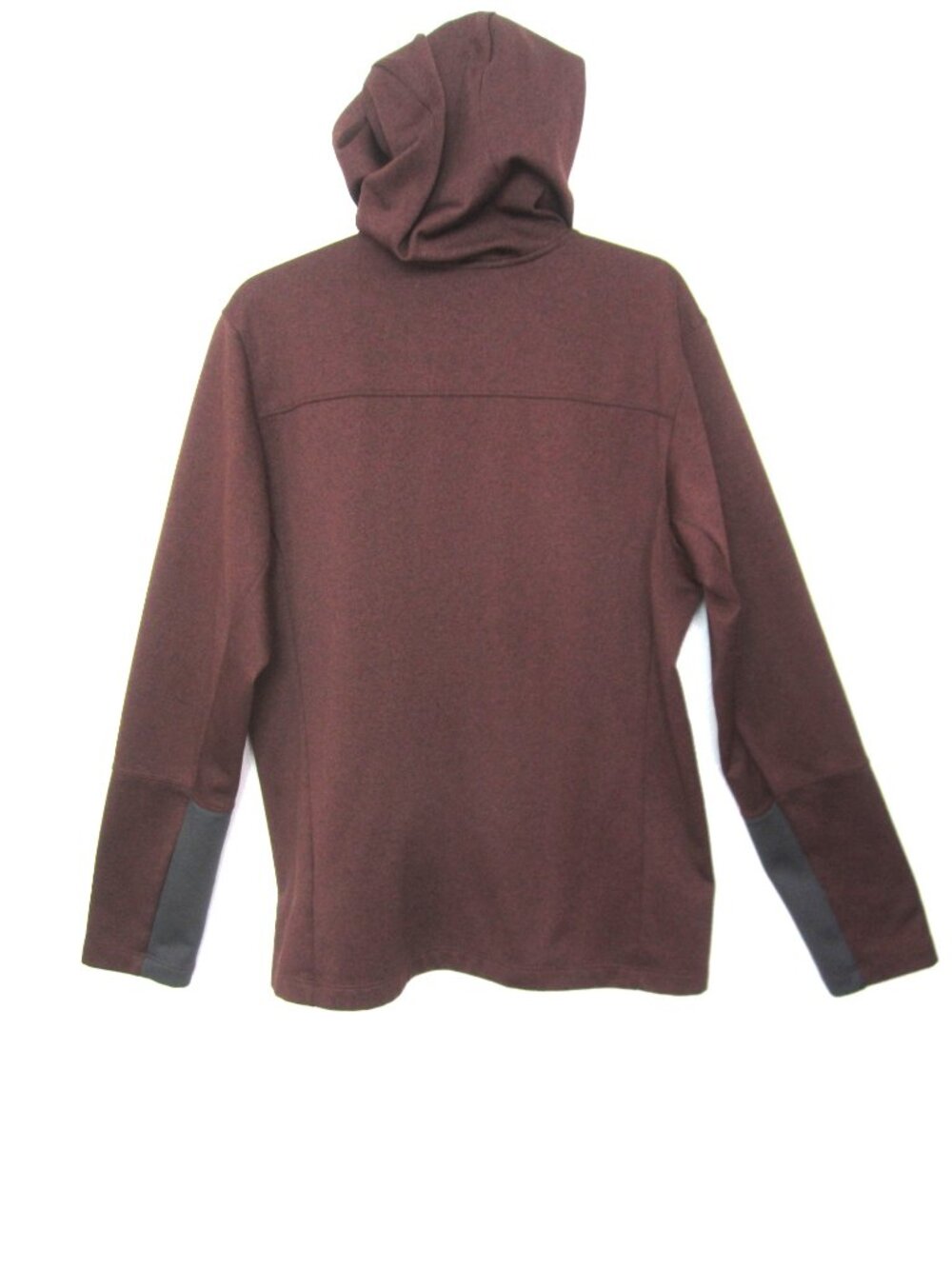 The North Face Men’s L Canyonlands Full Zip Maroon Heather Fleece Hoodie Jacket - Picture 9 of 9